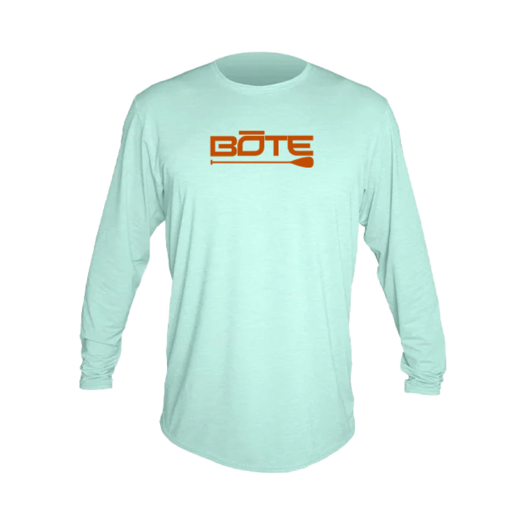 Luxury Gift Youth Low Pro Tech Long Sleeve BOTE Logo Seafoam Heathered